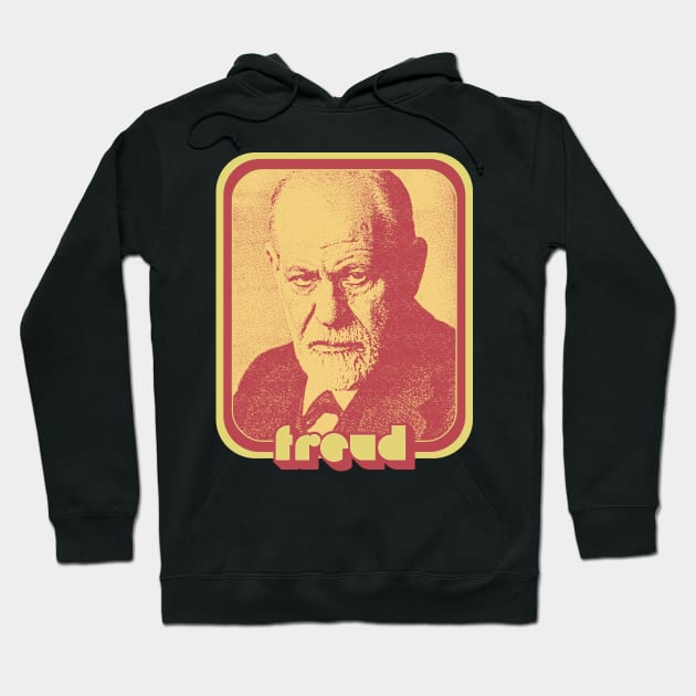 Sigmund Freud // Retro Aesthetic Fan Art Design Hoodie by DankFutura